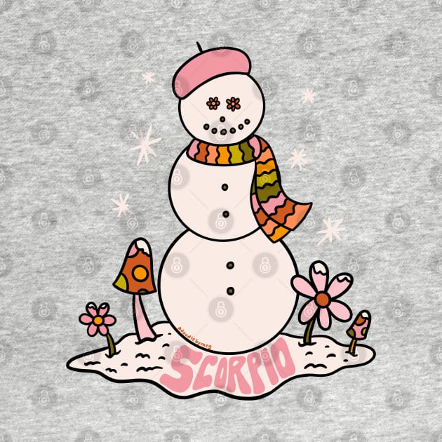 Scorpio Snowman by Doodle by Meg